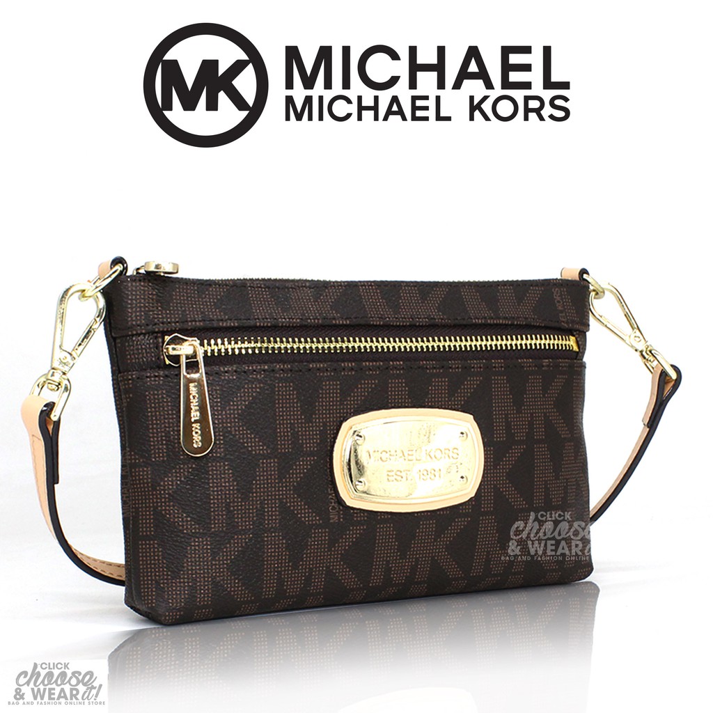 michael kors jet set travel logo suitcase