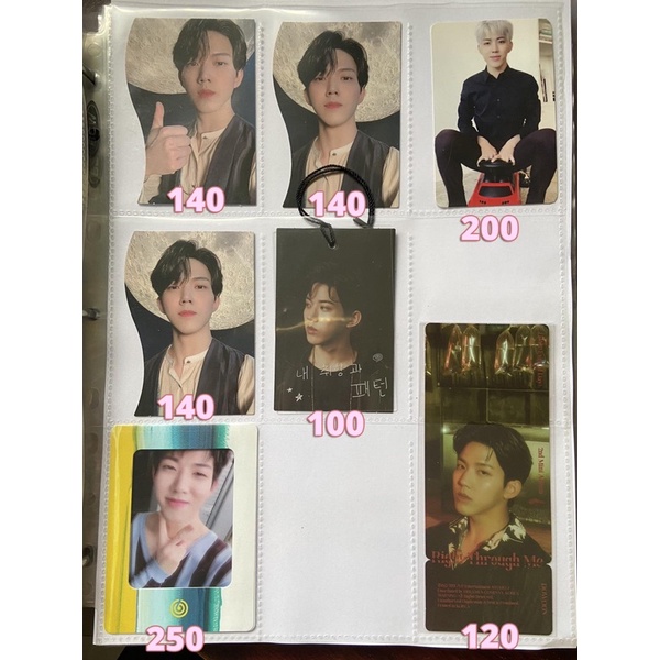 Day6 Dowoon photocard/ postcard/ photo film/ transparent card/ bookmark ...