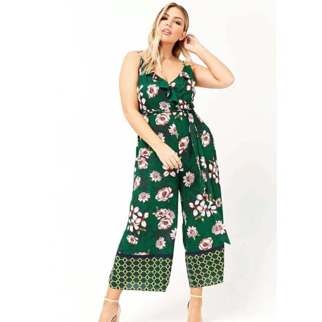 ladies green jumpsuit