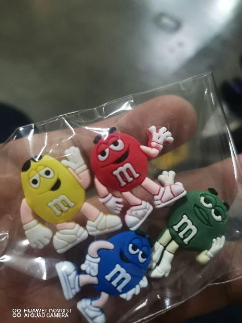 m&m jibbitz