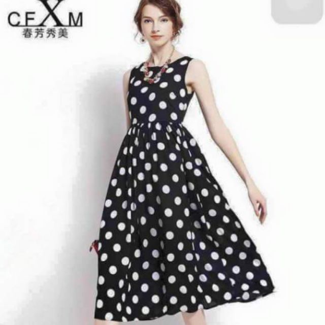 polka dot dress