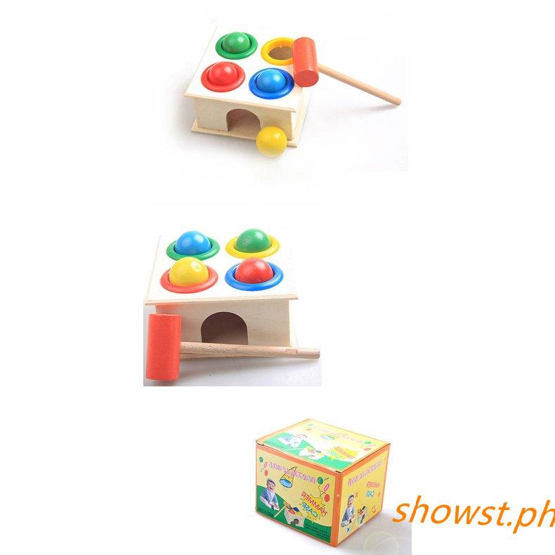 wooden baby play box