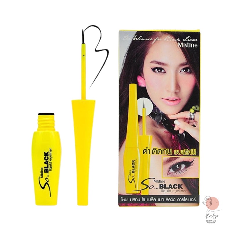 Mistine Eyeliner So Black Matte Liquid Eyeliner Shopee Philippines