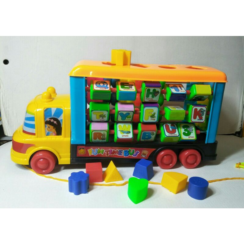 educational fun time bus with shape sorter Shopee Philippines