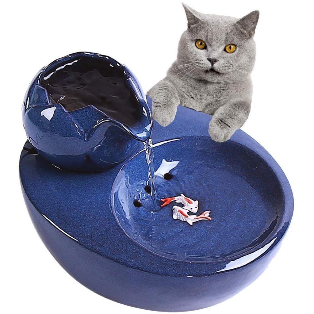 ceramic cat water bowl