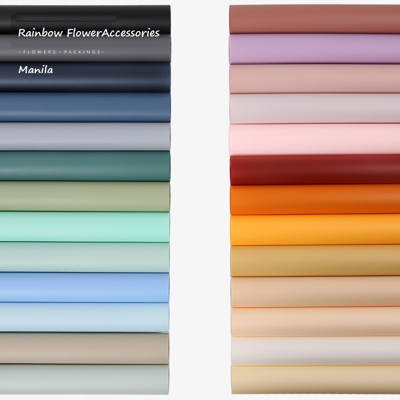 Plain Color Wrapping Paper HX 20pcs per pack Shopee Philippines