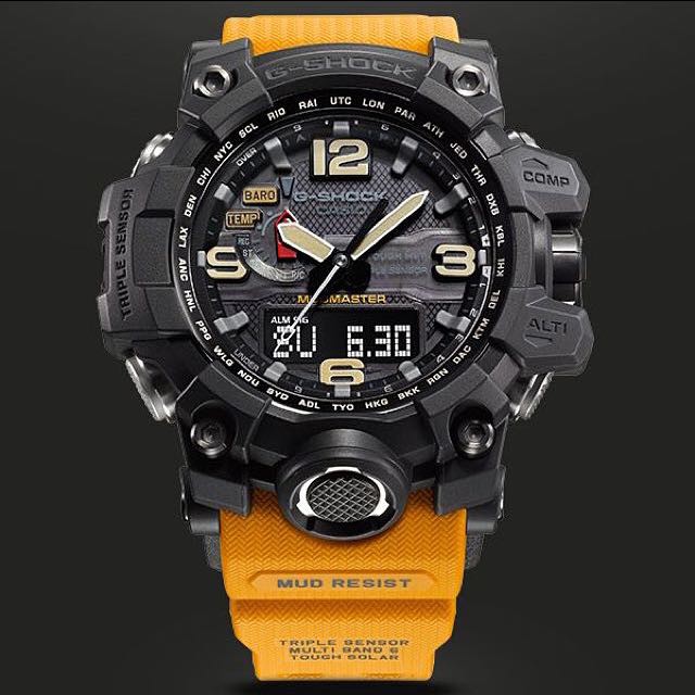 g shock mudmaster yellow