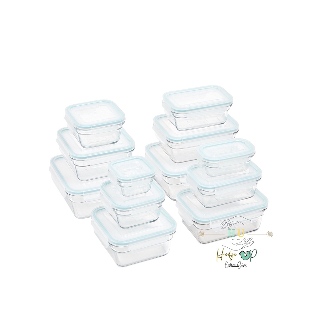 Member's Mark Glass Food Storage Set 24 pcs/pack Express shipment! Shopee Philippines