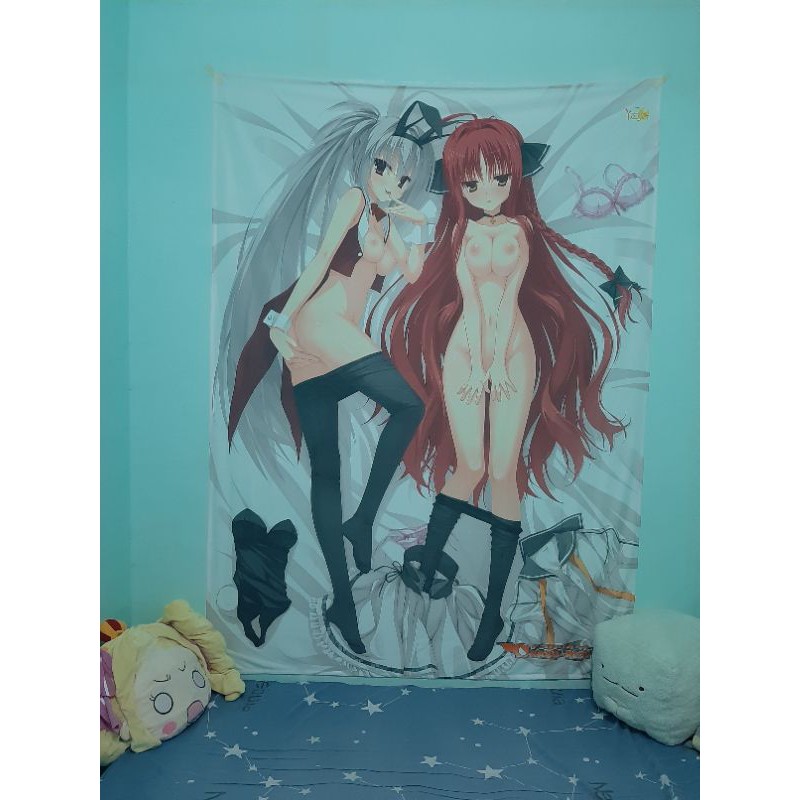 Rated SPG Extra Large Size Fabric Anime Girls Nood Bed Sheet or Poster |  Shopee Philippines