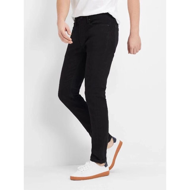 mens denim black jeans
