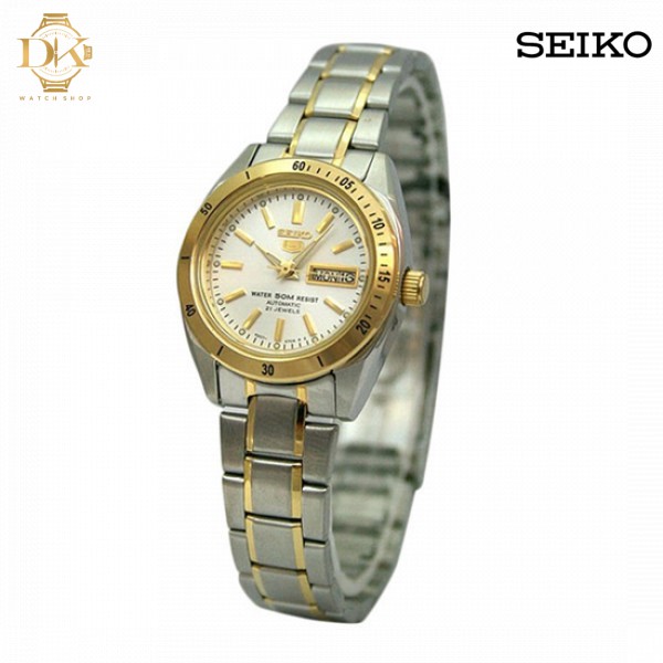 Seiko 5 Sport Automatic SYMH10K1 Silver/Gold All Stainless Steel Women's  Watch 50m | Shopee Philippines