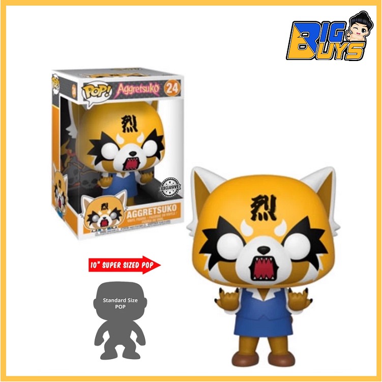 aggretsuko funko pop 10 inch