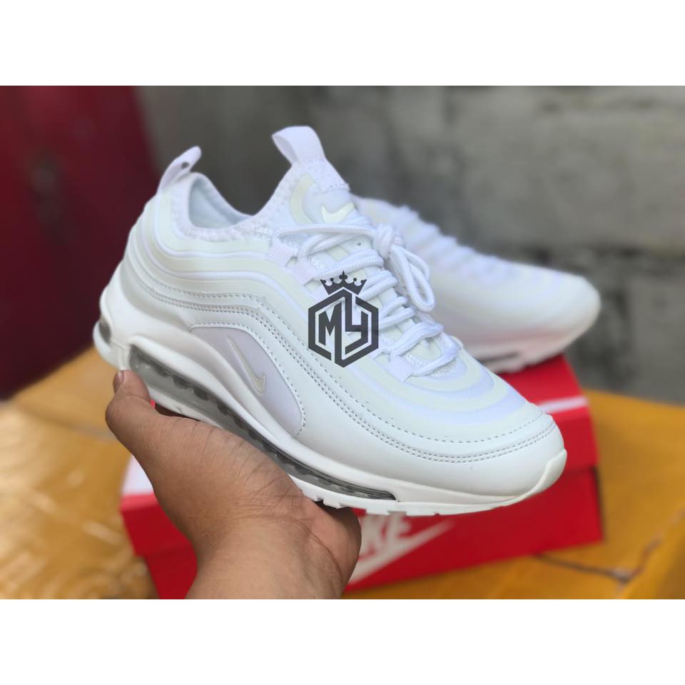 all white nike airmax