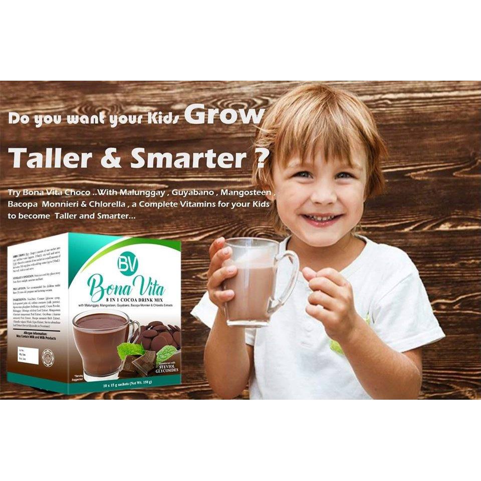Bona Vita 8in1 Cocoa/Chocolate Drink Mix With Malunggay Mangosteen