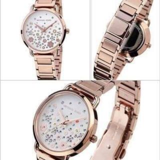 mk floral watch