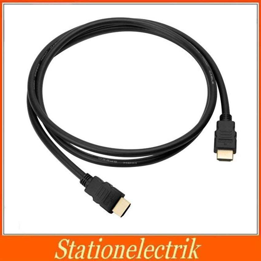 Hdmi To Hdmi Cable Length 1,meter Black Shopee Philippines