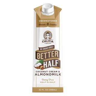Califia Farms Better Half Keto Dairy Free Vegan Coffee Creamer Almond Milk Coconut Shopee Philippines