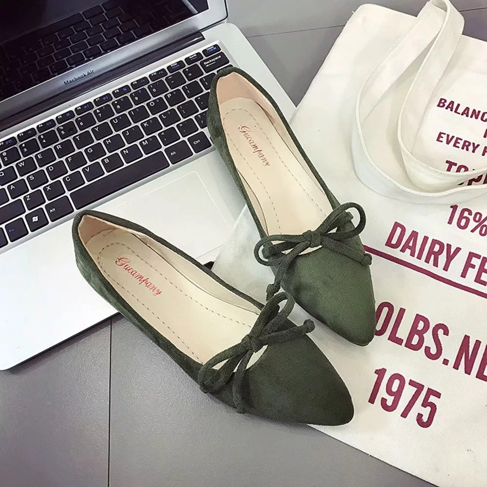 green suede shoes womens