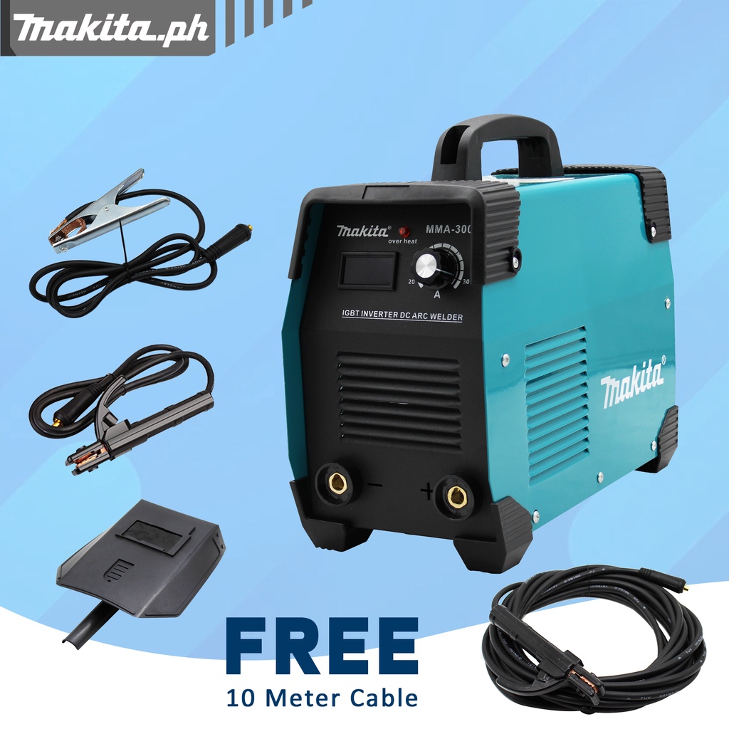Makita MMA300 Inverter Welding Machine (Free 10meter Cable) Shopee