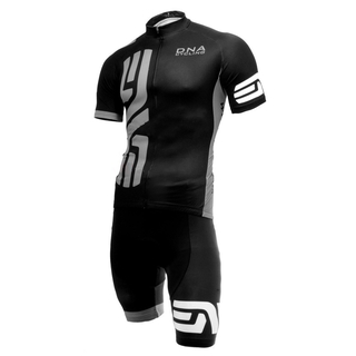 DNA Cycling Jersey Set with 20d Gel Pad Black Bike Jersey Short-Sleeved Road Bike Clothes #3