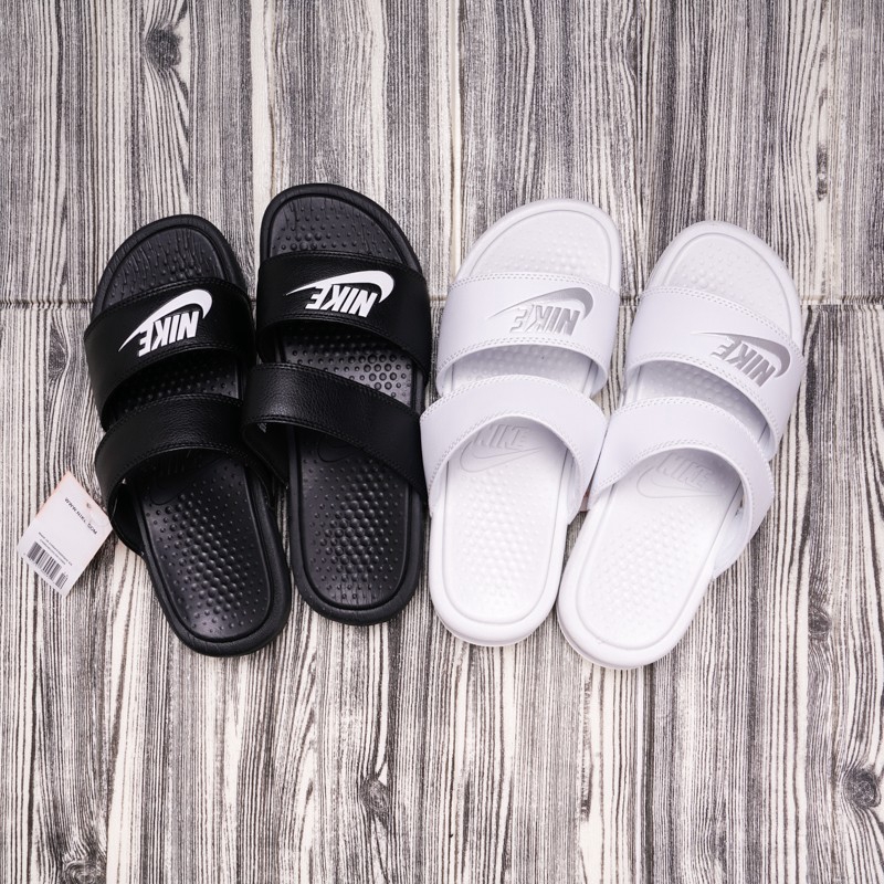 nike two strap slippers