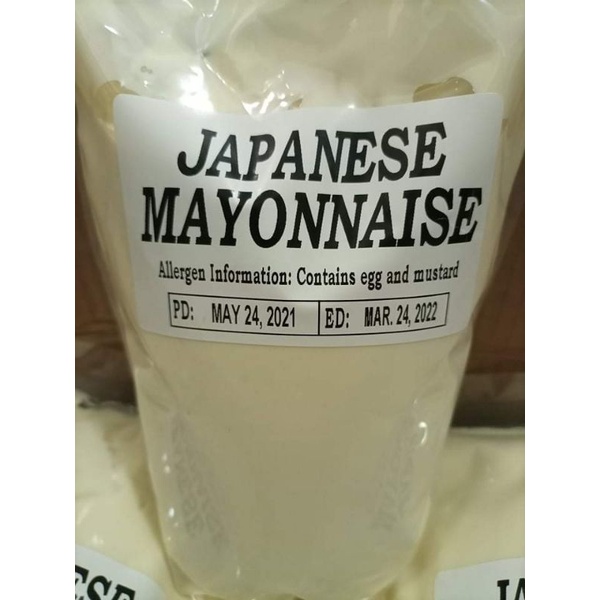 Japanese Mayonnaise or Regular Mayo 1kg pack Shopee Philippines