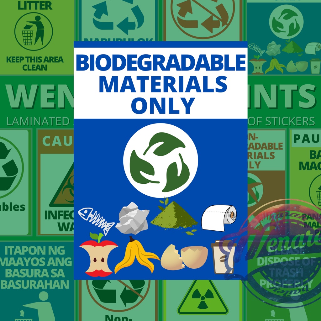 Biodegradable Waste Signage | ubicaciondepersonas.cdmx.gob.mx