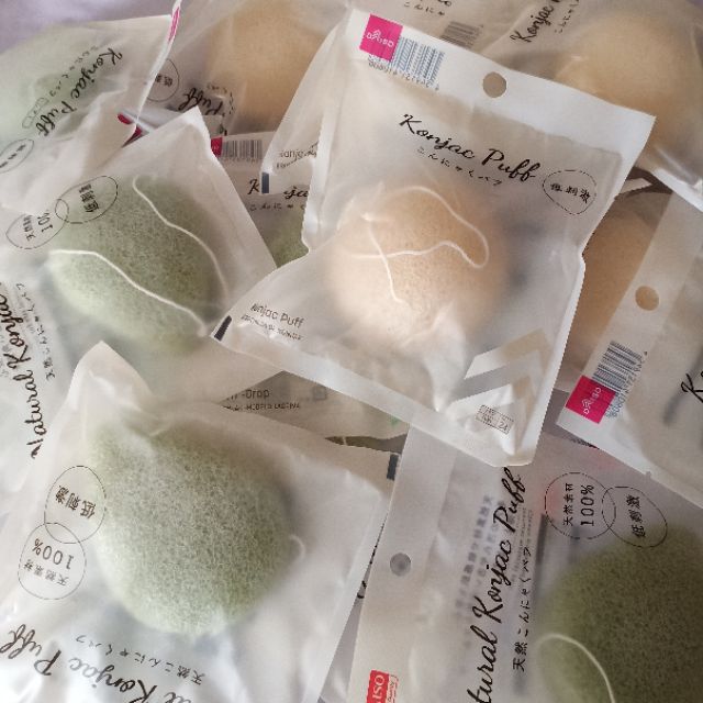 Daiso Natural Konjac Puff Shopee Philippines