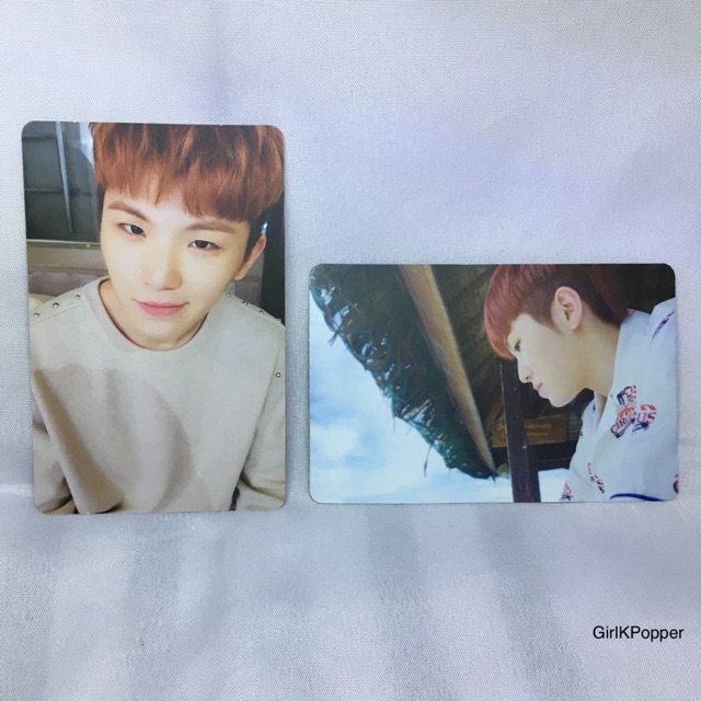 Seventeen Teen, Age White and Green Ver. Woozi Photocards Shopee