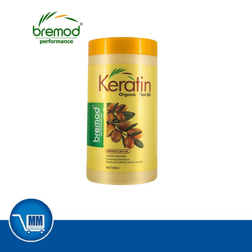 Bremod Keratin Organic Hot Oil MOROCCAN OIL 1000ml Shopee Philippines