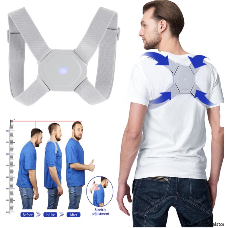 Adjustable Intelligent Posture Support Trainer Smart Posture Corrector ...