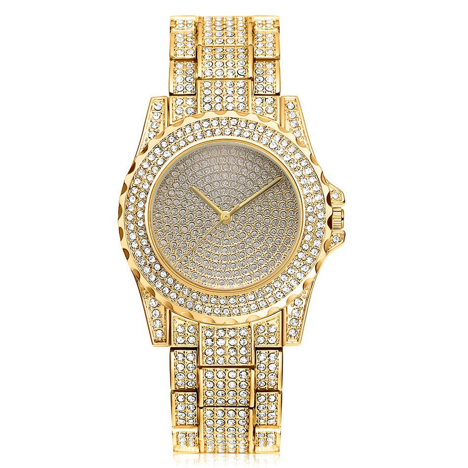 diamond studded watches for women