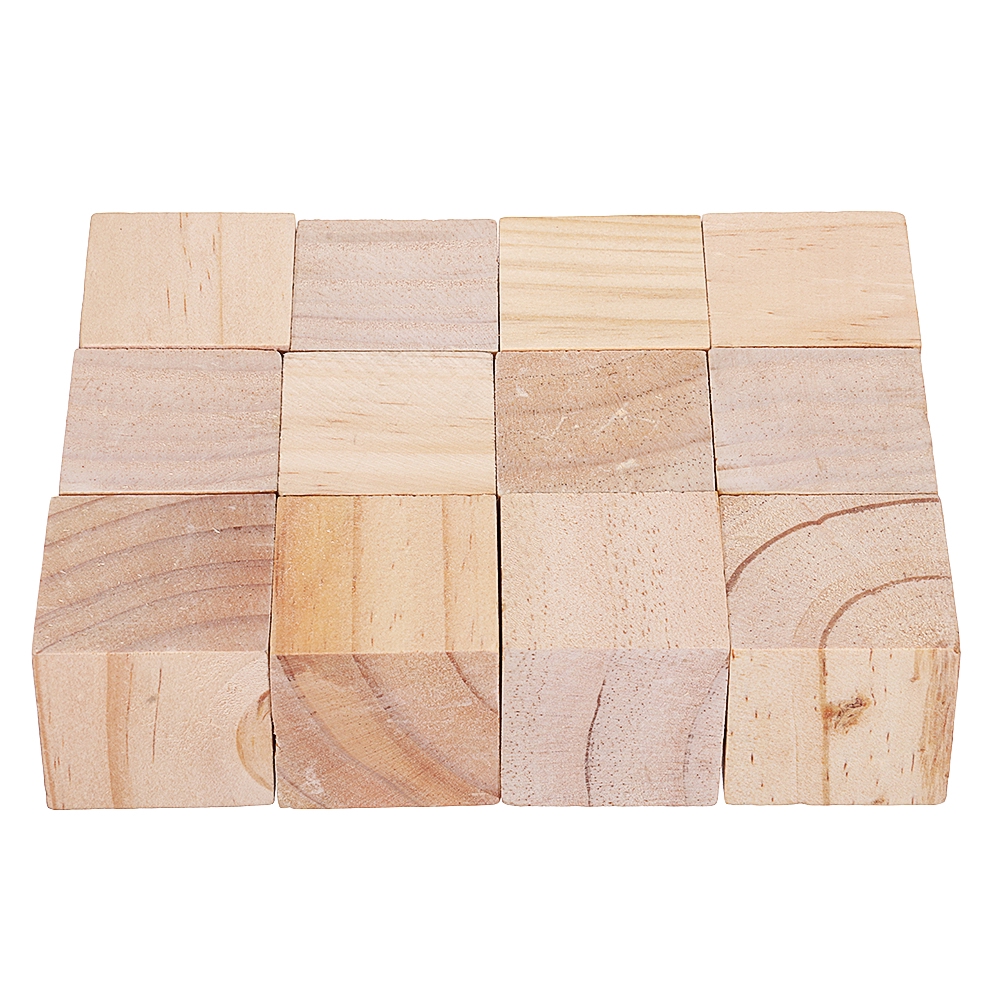 wood cubes for crafts