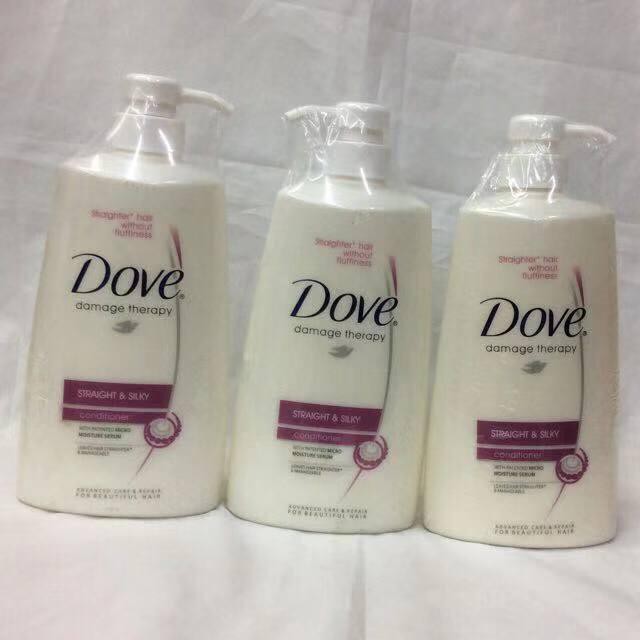 Dove Straight and Silky Conditioner/Shapoo 640ml Shopee Philippines