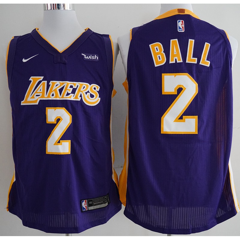 purple lonzo ball jersey