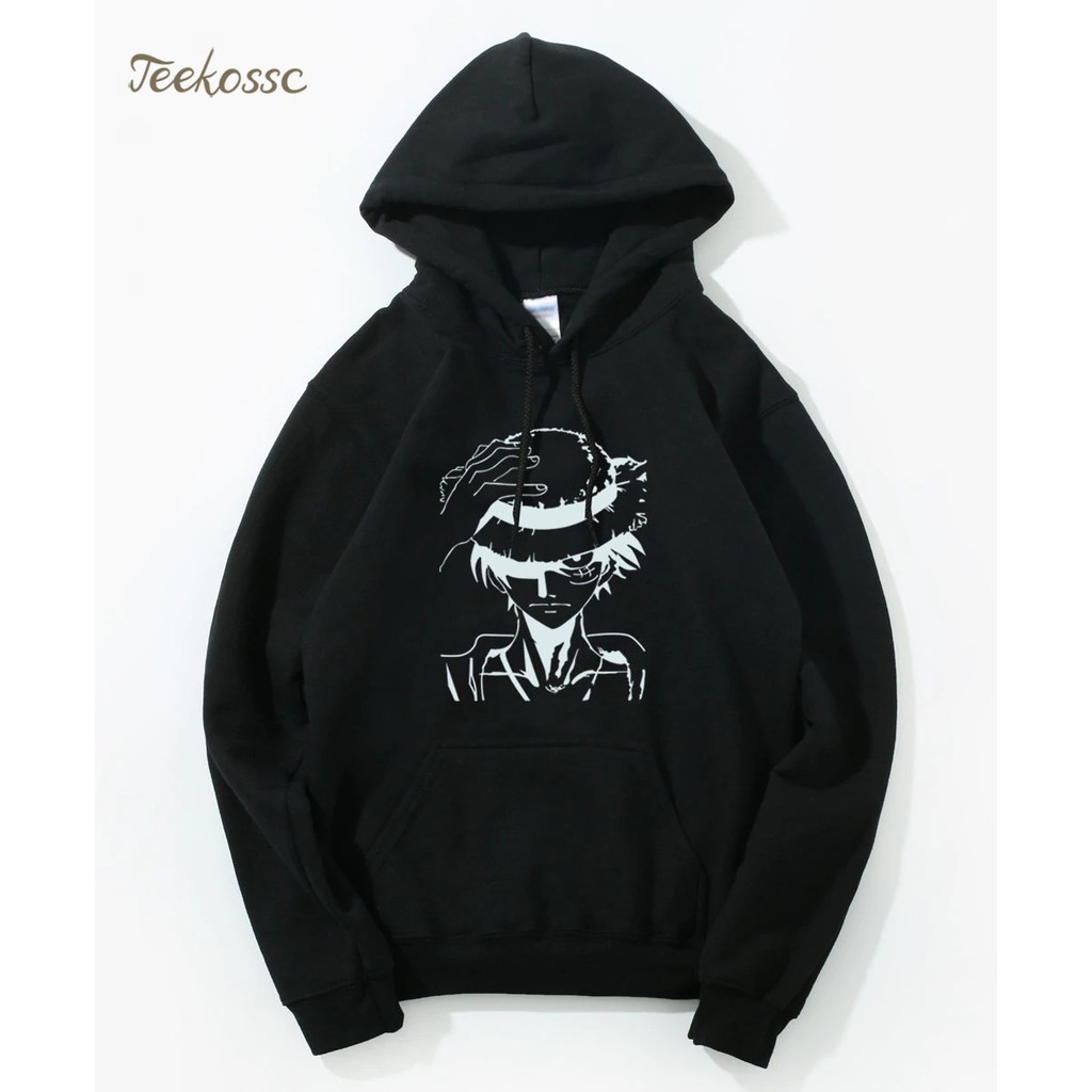 One Piece Hoodie Men Japan Anime Straw Hat Luffy Hoodies Mens Cool Harajuku Hooded Sweatshirt Tops Shopee Philippines