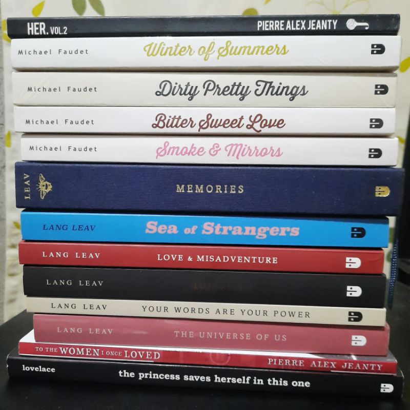 【Ready Stock】Poetry books (Rupi Kaur, Lang Leav, and Michael Faudet)