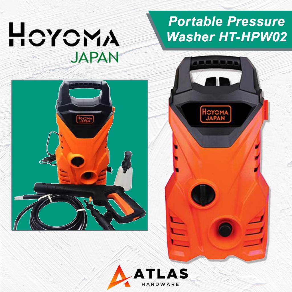 Hoyoma Portable Pressure Washer 1400W (HTHPW02) Shopee Philippines