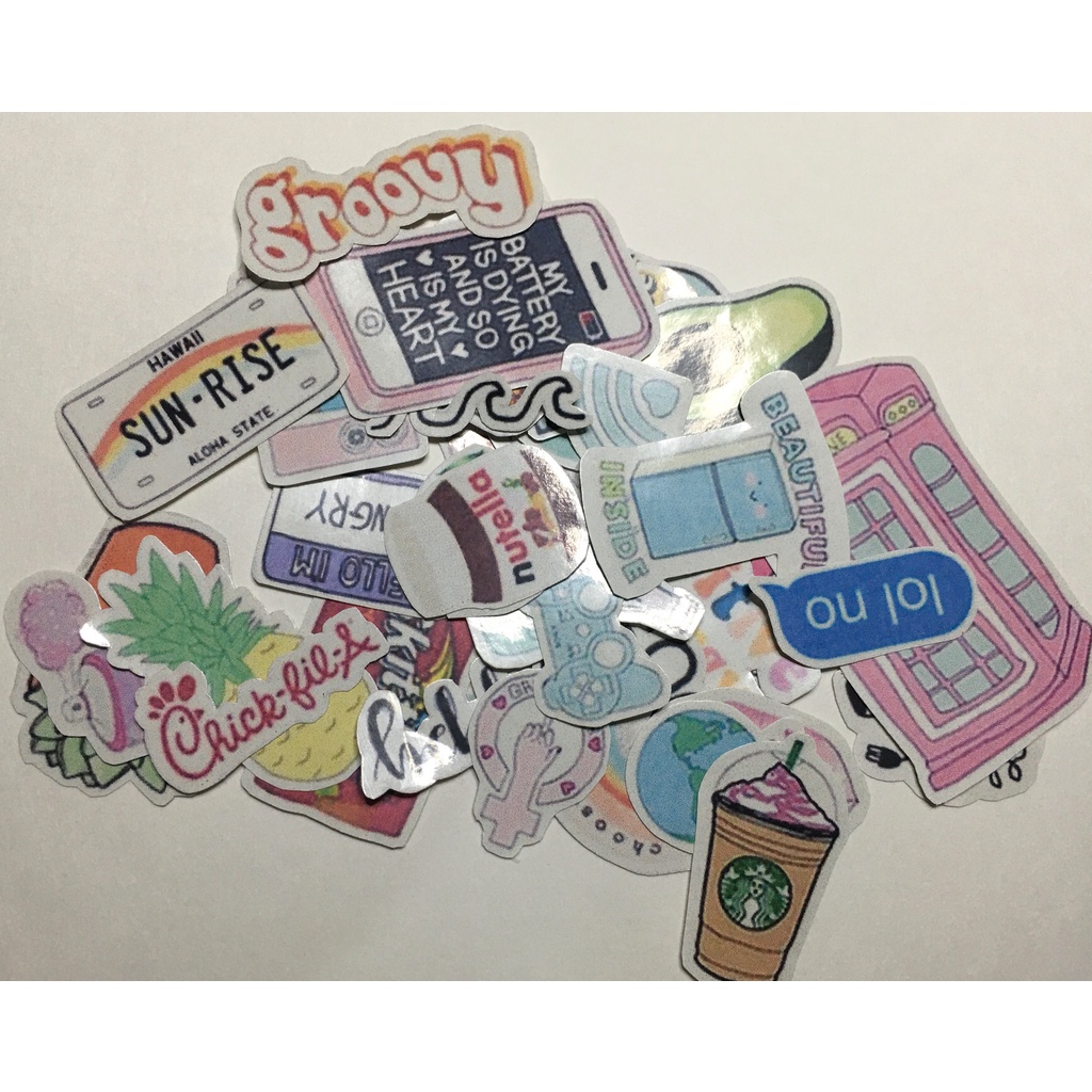 Sticker Pinterest Inspired Mixed Palette 50 pcs | Shopee Philippines