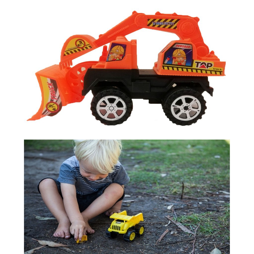 orange truck toy