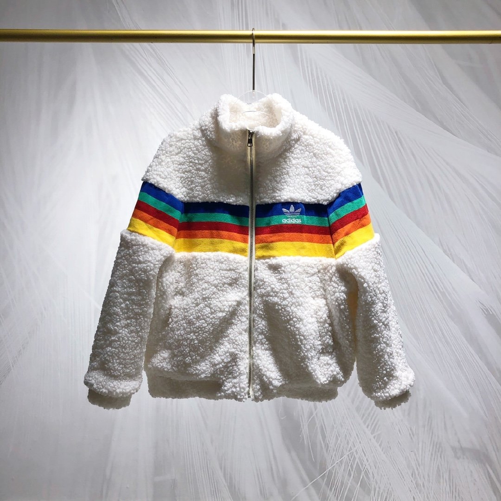 adidas rainbow jacket