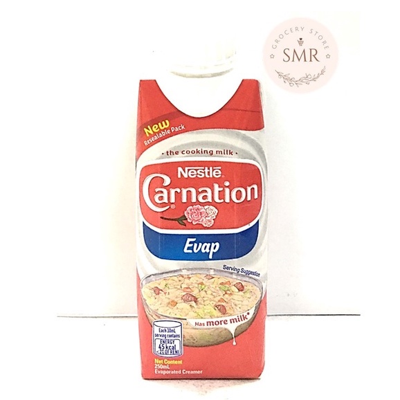 Nestle Carnation Evaporated Milk 200mL Tetra Pack Shopee Philippines