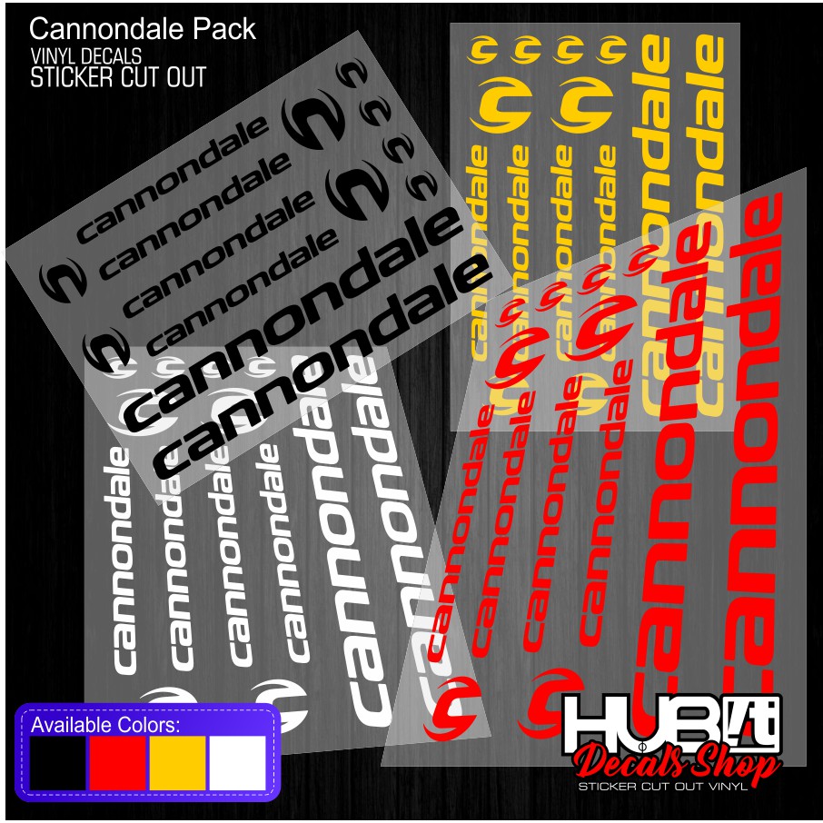 cannondale bike stickers