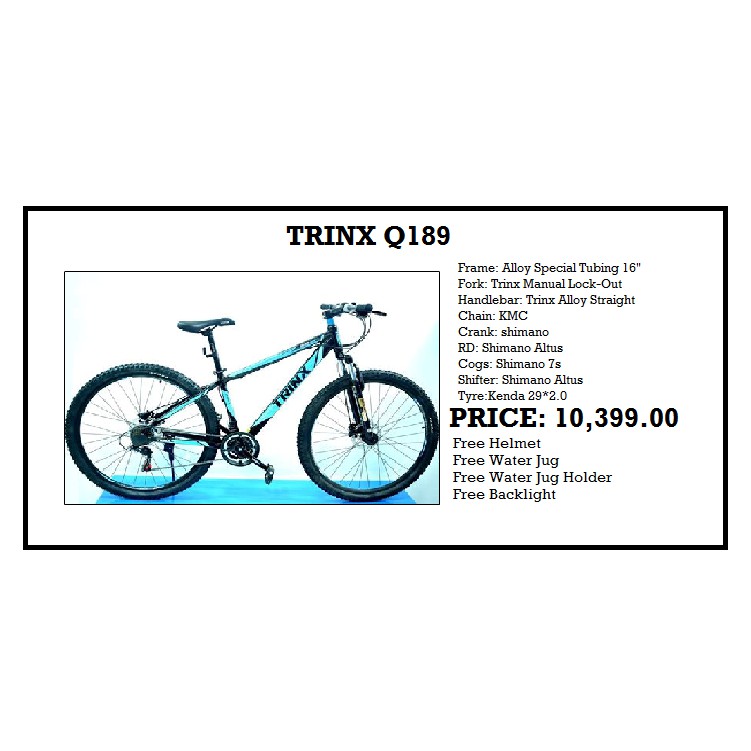 trinx q189 29er price