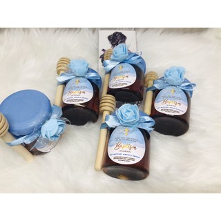 50ml w/dipper - Pure Honey Souvenir Blue Motif