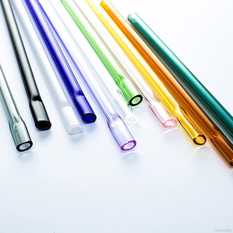 drinking glass with straw