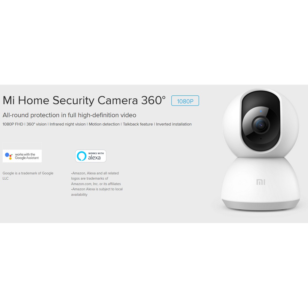 mi home security camera 360 google home