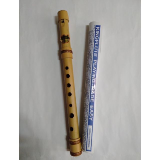 Kingflute Bamboo flute Recorder Key of C natural Shopee Philippines