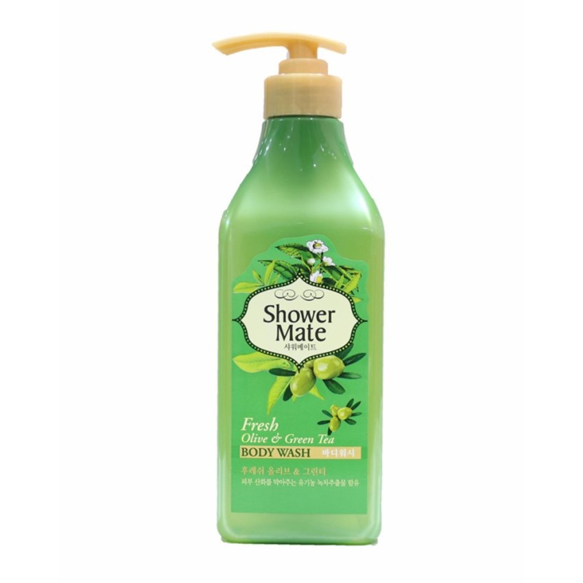 Shower Mate Fresh Olive & Green Tea Boday Wash 550ml Shopee Philippines