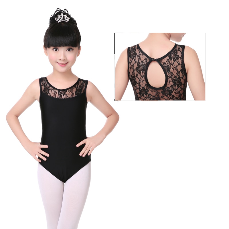 long sleeve lace leotard child